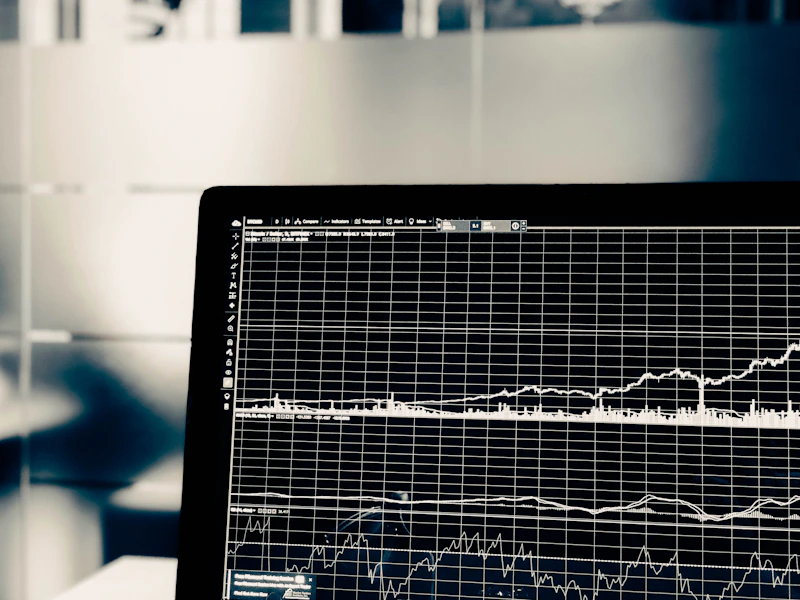 Linhas de código exibidas em um monitor